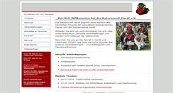 Desktop Screenshot of katzenzunft-hardt.de