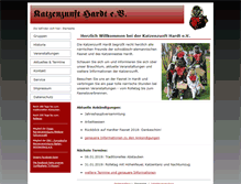 Tablet Screenshot of katzenzunft-hardt.de